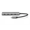 Hub USB-C 4 portas DIGITUS, 4x USB-C 3.1 Gen1, 5 Gbit/s