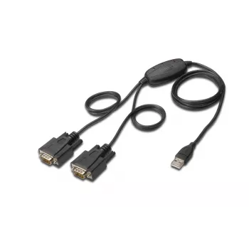 Cabo DIGITUS USB 2.0 para 2x RS232 1,5m