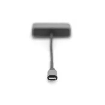 Adaptador gráfico DIGITUS USB Type-C 4K 2-em-1 DisplayPort + VGA