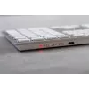 Teclado CHERRY KW 9100 fino FOR MAC universal USB + Bluetooth QWERTZ alemão prateado