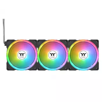 Ventoinha para PC THERMALTAKE – SWAFAN EX14 ARGB Sync TT Premium Edition – 14 cm – preto – pack de 3