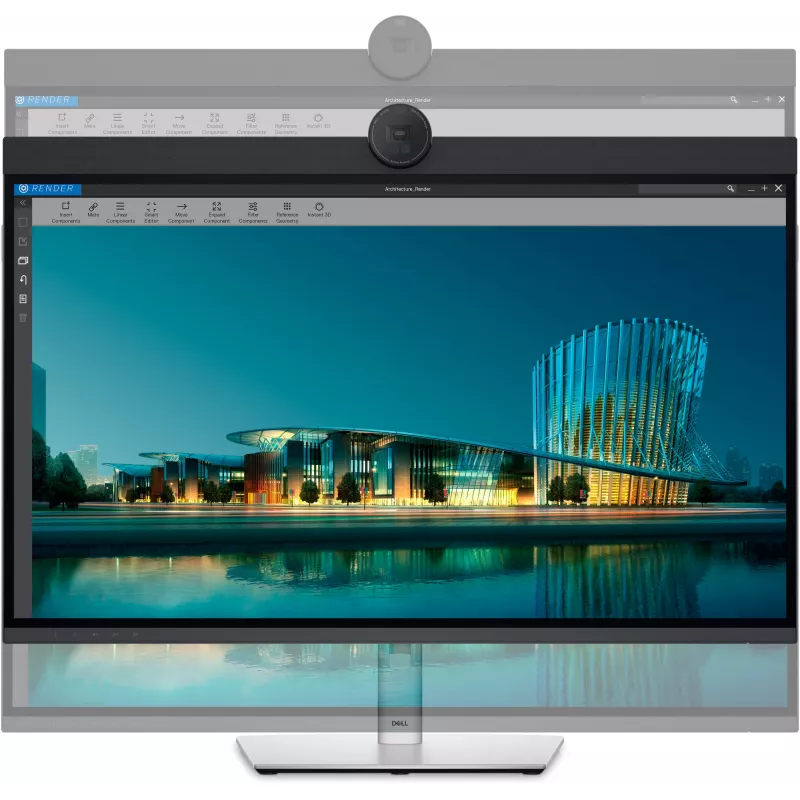 Monitor de computador DELL UltraSharp U3224KBA 80 cm (31,5 polegadas) 6144 x 3456 píxeis 6K Ultra HD LCD preto, prateado