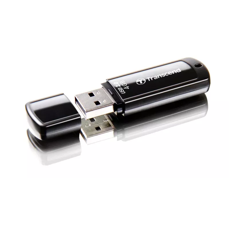 TRANSCEND Jetflash 350 - 4GB pen USB - USB 2.0 - preto