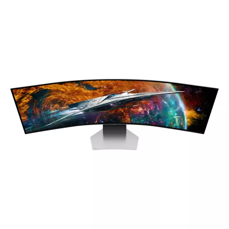 Samsung G95SC Monitor de computador 124,5 cm (49 inch) 5120 x 1440 Dual QHD OLED Prata