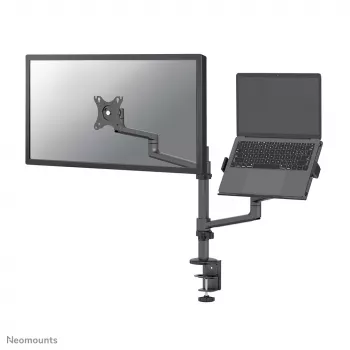 Neomounts DS20-425BL2 Braço de monitor com suporte para portátil 17-27