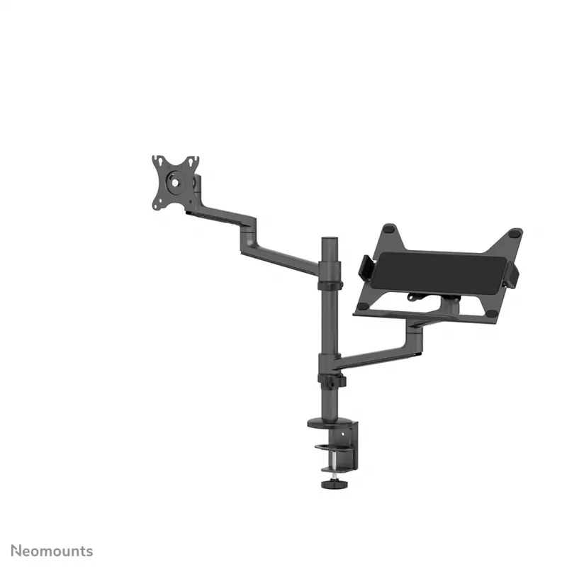 Neomounts DS20-425BL2 Braço de monitor com suporte para portátil 17-27