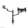 Neomounts DS20-425BL2 Braço de monitor com suporte para portátil 17-27