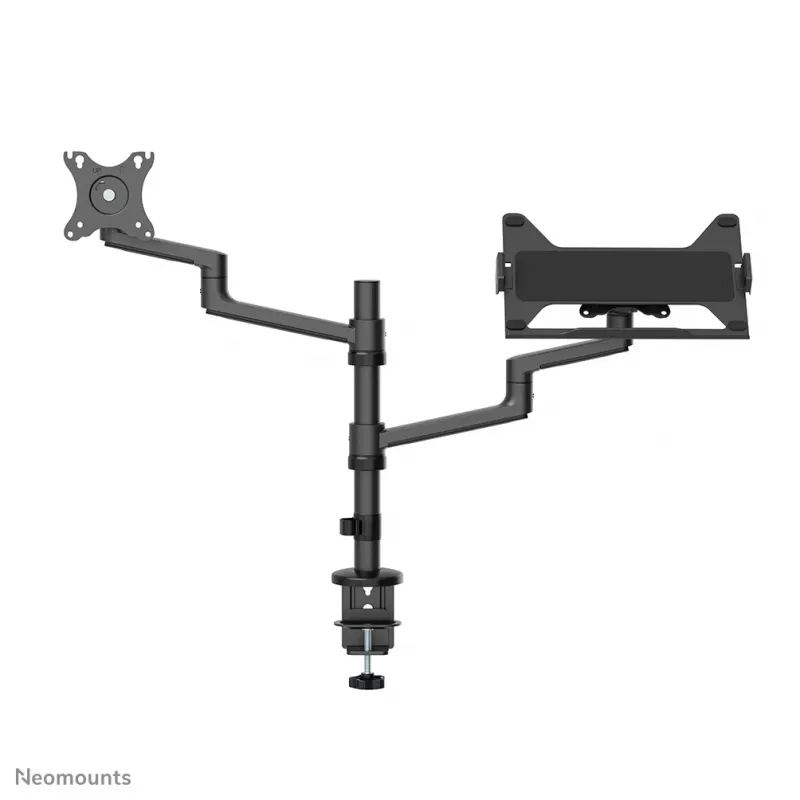 Neomounts DS20-425BL2 Braço de monitor com suporte para portátil 17-27