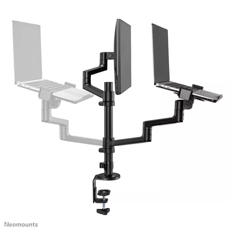 Neomounts DS20-425BL2 Braço de monitor com suporte para portátil 17-27
