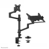 Neomounts DS20-425BL2 Braço de monitor com suporte para portátil 17-27