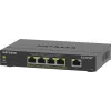NETGEAR Switch 5 portas Gigabit Ethernet PoE+ Plus (GS305EP) Managed L2/L3 Gigabit Ethernet (10/100/1000) Power over Ethernet (PoE) Preto