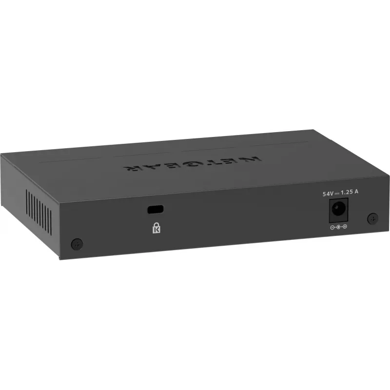 NETGEAR Switch 5 portas Gigabit Ethernet PoE+ Plus (GS305EP) Managed L2/L3 Gigabit Ethernet (10/100/1000) Power over Ethernet (PoE) Preto