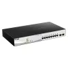 D-Link DGS-1210-10MP Gerido L2 Gigabit Ethernet (10/100/1000) Power over Ethernet (PoE) preto, cinzento