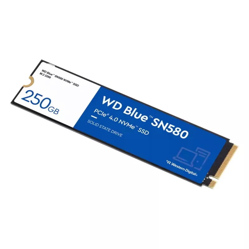SSD WESTERN DIGITAL – WD Blue SN580 NVMe – 2 TB – PCIe Gen4 x4 – M.2 2280