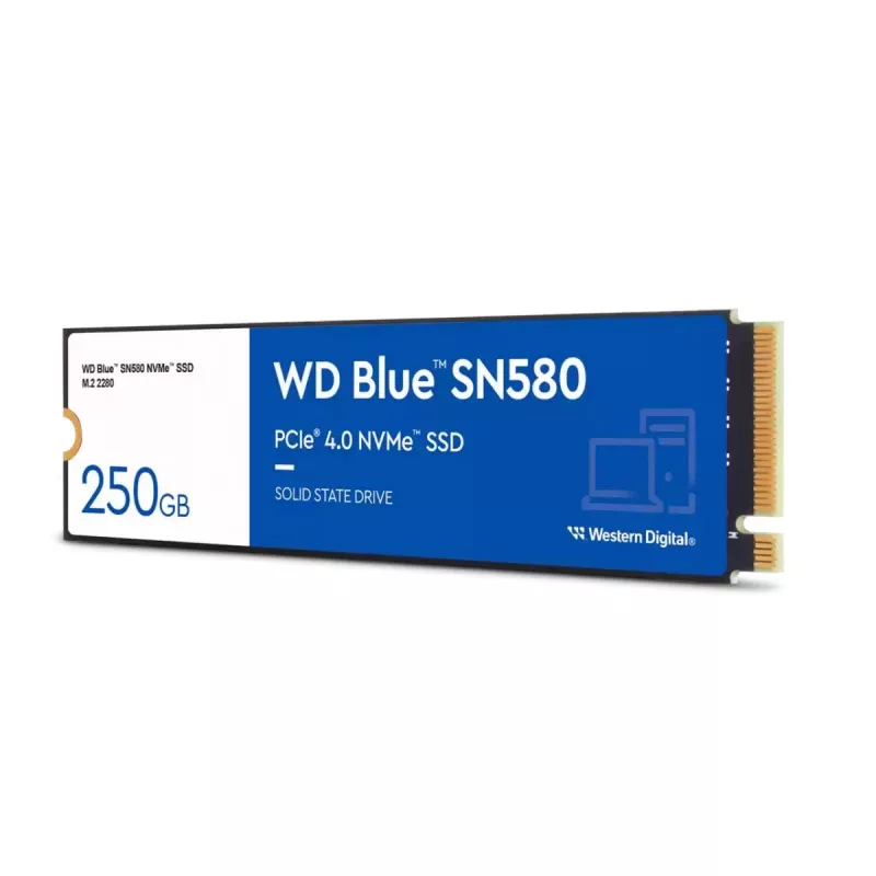 SSD WESTERN DIGITAL – WD Blue SN580 NVMe – 2 TB – PCIe Gen4 x4 – M.2 2280