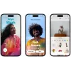 Smartphone Apple iPhone 15 128GB preto Dual SIM A16 48MP