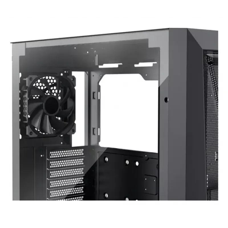 Caixa PC Miditower XILENCE XG151 – preta, suporta ATX/Micro-ATX/Mini-ITX, fonte de alimentação inferior, 2x 3,5 polegadas + 4x 2,5 polegadas baías