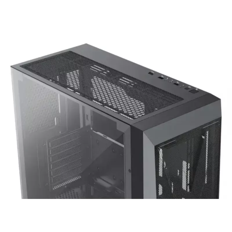 Caixa PC Miditower XILENCE XG151 – preta, suporta ATX/Micro-ATX/Mini-ITX, fonte de alimentação inferior, 2x 3,5 polegadas + 4x 2,5 polegadas baías