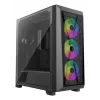 Caixa PC Miditower XILENCE XG151 – preta, suporta ATX/Micro-ATX/Mini-ITX, fonte de alimentação inferior, 2x 3,5 polegadas + 4x 2,5 polegadas baías