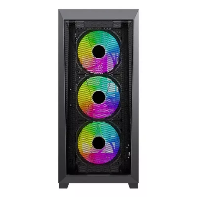 Caixa PC Miditower XILENCE XG151 – preta, suporta ATX/Micro-ATX/Mini-ITX, fonte de alimentação inferior, 2x 3,5 polegadas + 4x 2,5 polegadas baías