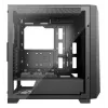 Caixa PC Miditower XILENCE XG151 – preta, suporta ATX/Micro-ATX/Mini-ITX, fonte de alimentação inferior, 2x 3,5 polegadas + 4x 2,5 polegadas baías