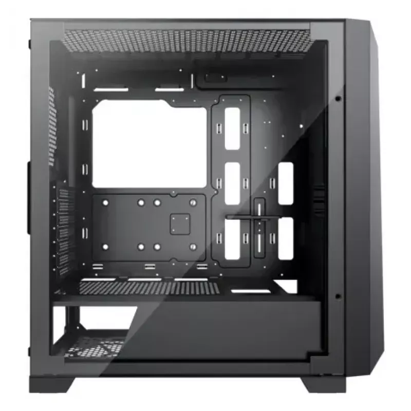 Caixa PC Miditower XILENCE XG151 – preta, suporta ATX/Micro-ATX/Mini-ITX, fonte de alimentação inferior, 2x 3,5 polegadas + 4x 2,5 polegadas baías