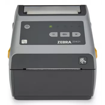 Impressora de etiquetas Zebra ZD621, térmica direta, 203 x 203 DPI, 203 mm/s, com fios e sem fios, Ethernet LAN, Bluetooth