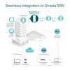 Ponto de acesso TP-Link Omada AX3000 Indoor/Outdoor WiFi 6, 2.4 GHz, 5 GHz, 3000 Mbit/s, WPA, WPA-Enterprise, WPA2, WPA2-Enterprise, WPA3, WPA3-Enterprise, 10,100,1000 Mbit/s