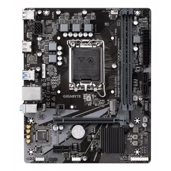 Placa-mãe GIGABYTE H610M K DDR4 - suporta CPUs Intel Core 14.ª Ger., design de energia híbrido 3+1+1 fases, até 3200 MHz DDR4, 1x PCIe 3.0 M.2, GbE LAN, USB 3.2 Gen 1