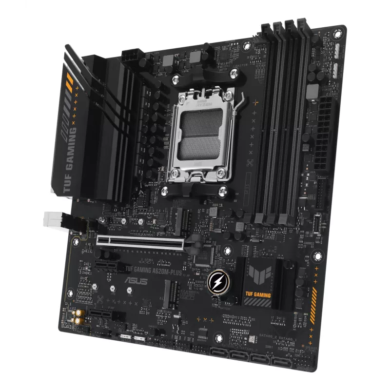 Placa-mãe ASUS TUF GAMING A620M-PLUS AMD A620 Socket AM5 micro ATX