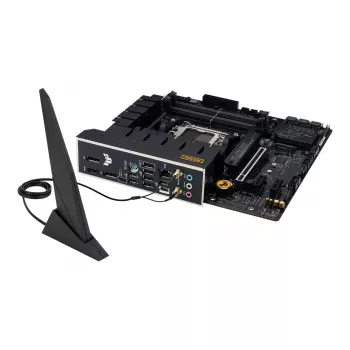 Placa-mãe ASUS TUF GAMING B650M‑E WIFI, AMD B650, Socket AM5, micro ATX, DDR5, 4x DIMM, 128 GB, Wi‑Fi 6, Bluetooth 5.2