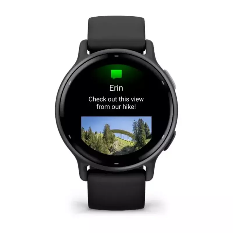 Smartwatch GARMIN Vivoactive 5 Preto — caixa de 42 mm, AMOLED 1,2