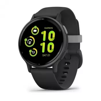 Smartwatch GARMIN Vivoactive 5 Preto — caixa de 42 mm, AMOLED 1,2