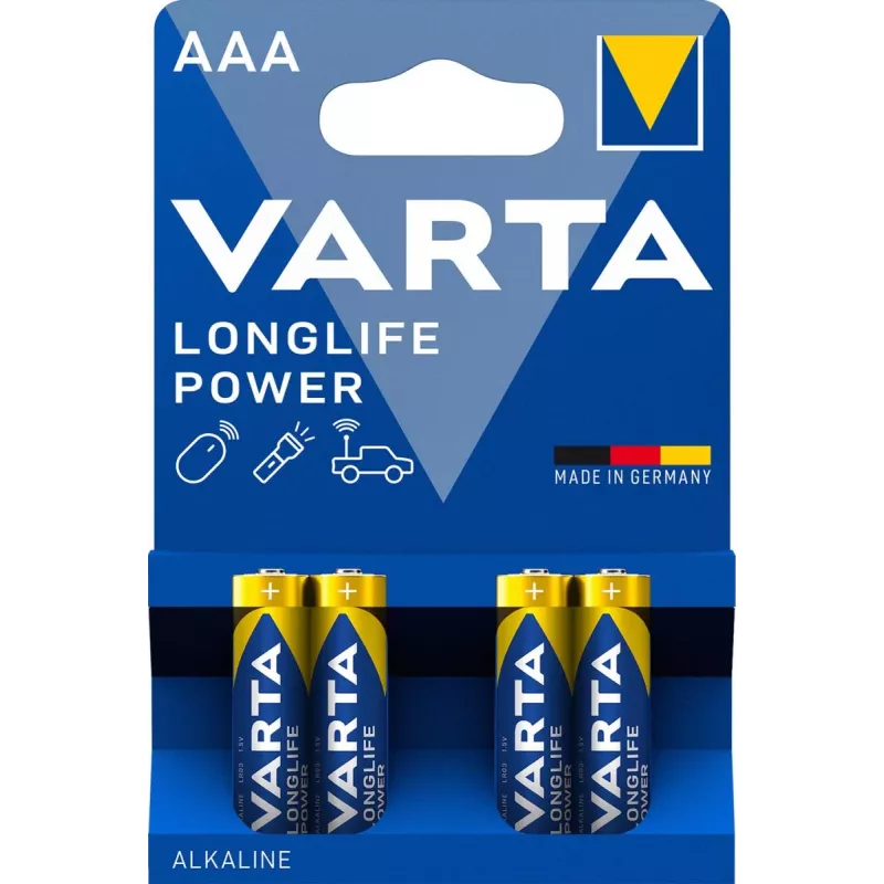 Pilha VARTA Longlife Power Micro AAA LR03 1x4