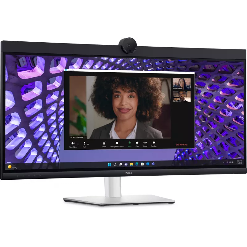 Monitor DELL P Series P3424WEB 86,7 cm (34,1 inch) 3440 x 1440 Pixel 4K Ultra HD LCD Preto