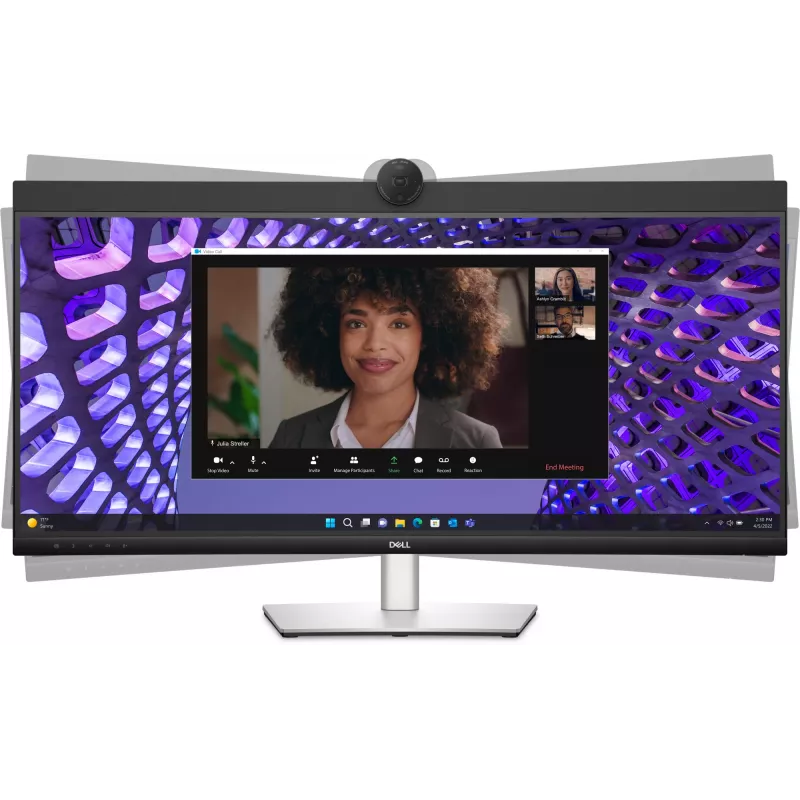 Monitor DELL P Series P3424WEB 86,7 cm (34,1 inch) 3440 x 1440 Pixel 4K Ultra HD LCD Preto