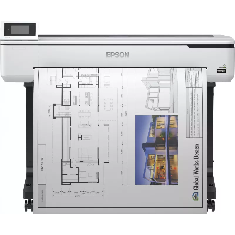 Epson SureColor SC-T5100, Jato de tinta, 2400 x 1200 DPI, ESC/P-R, HP-GL/2, HP-RTL, Preto, Ciano, Amarelo, Magenta, 50 ml, PrecisionCore