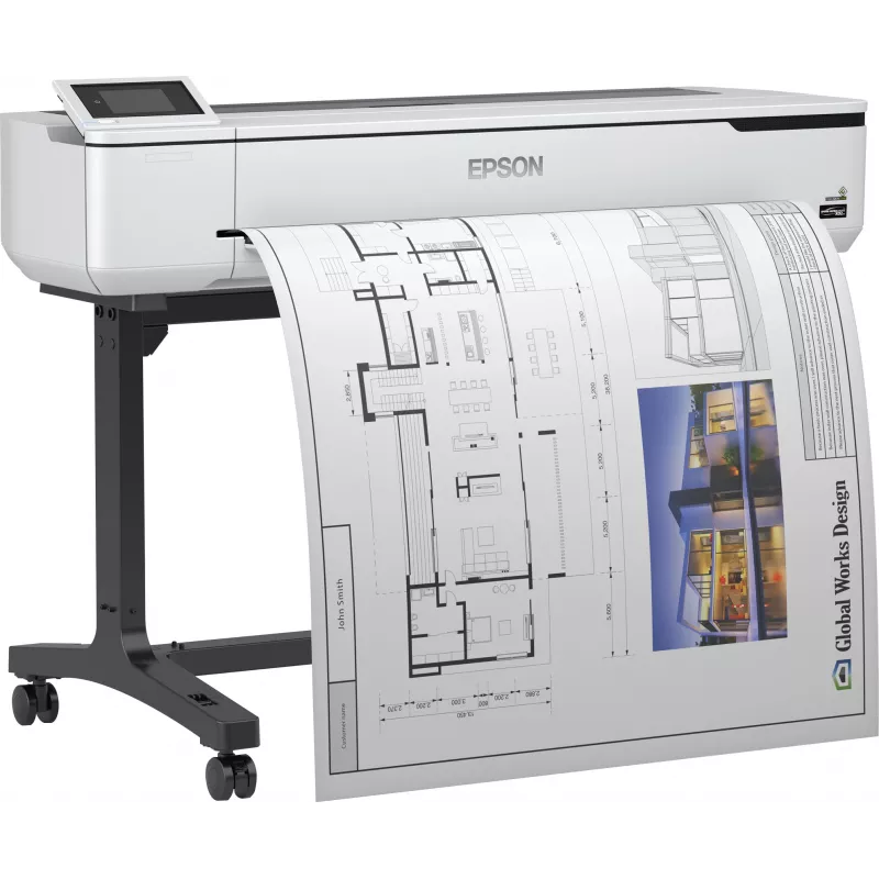 Epson SureColor SC-T5100, Jato de tinta, 2400 x 1200 DPI, ESC/P-R, HP-GL/2, HP-RTL, Preto, Ciano, Amarelo, Magenta, 50 ml, PrecisionCore