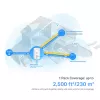 Gateway TP-Link 4G+ AX3000 Whole Home Mesh WiFi 6, Branco, Interno, Router Mesh, ≤20 dBm (2,4 GHz); ≤23 dBm (5 GHz), Banda dupla (2,4 GHz / 5 GHz), Wi-Fi 6 (802.11ax)