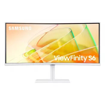 Monitor Samsung S65TC 86,4 cm (34 inch) 3440 x 1440 Pixel UltraWide Quad HD LED Branco