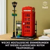 Conjunto de construção LEGO Cabine telefónica vermelha de Londres 21347 – conjunto modular de coleção, 1460 peças, 18+