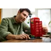 Conjunto de construção LEGO Cabine telefónica vermelha de Londres 21347 – conjunto modular de coleção, 1460 peças, 18+