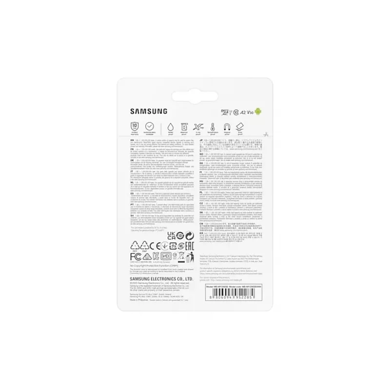 Cartão de memória Samsung MB-MY256SB/WW 256 GB MicroSDXC UHS-I