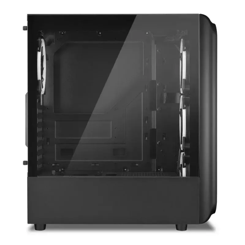 Caixa de PC Sharkoon TK5M RGB ATX desktop preta