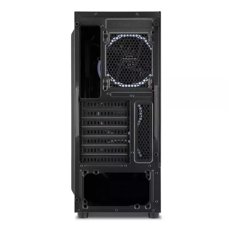 Caixa de PC Sharkoon TK5M RGB ATX desktop preta