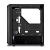 Caixa de PC Sharkoon TK5M RGB ATX desktop preta