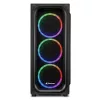 Caixa de PC Sharkoon TK5M RGB ATX desktop preta