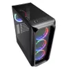 Caixa de PC Sharkoon TK5M RGB ATX desktop preta