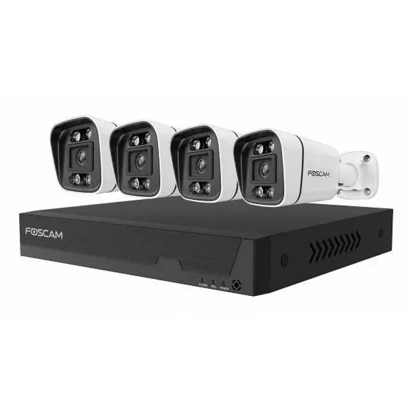 Conjunto de videovigilância Foscam FN9108E-B4-2T com fios 8 canais HDD 2 TB
