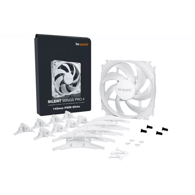 be quiet! BL119 Sistema de refrigeração para computador ventoinha de caixa 14 cm branco 1 unid.